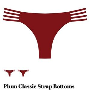 Boutine LA Plum Classic Strap Bottoms